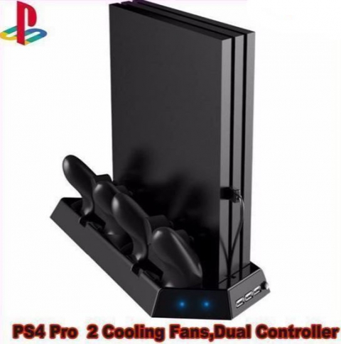 PS4 Pro 2 Lüfter, Dual Controller Ladege